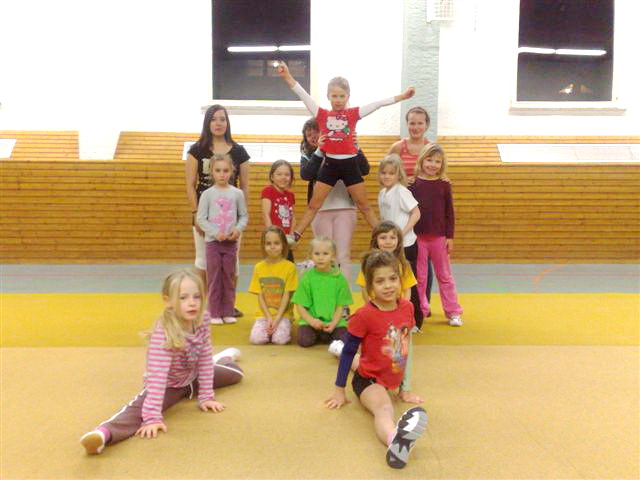Cheerleading-Gruppe