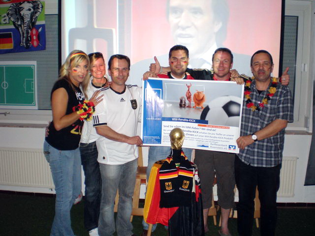 Raiffeisenbank Rosenstein eG im WM-Studio des TSV Bartholomä