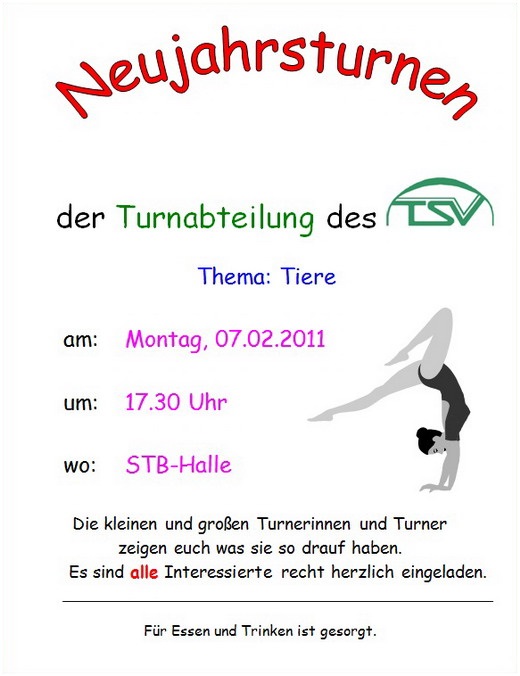 Neujahrsturnen 2011
