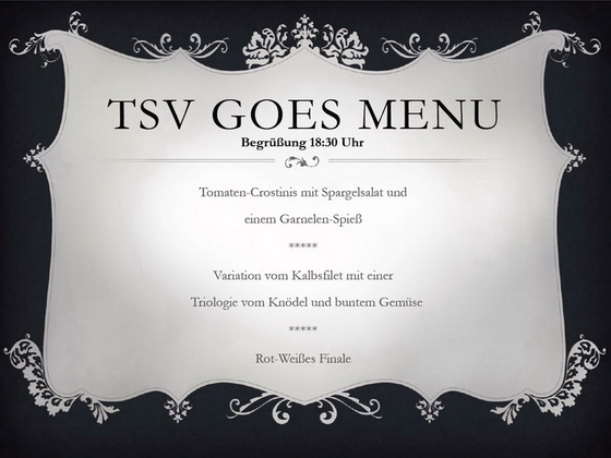 TSV goes Menu