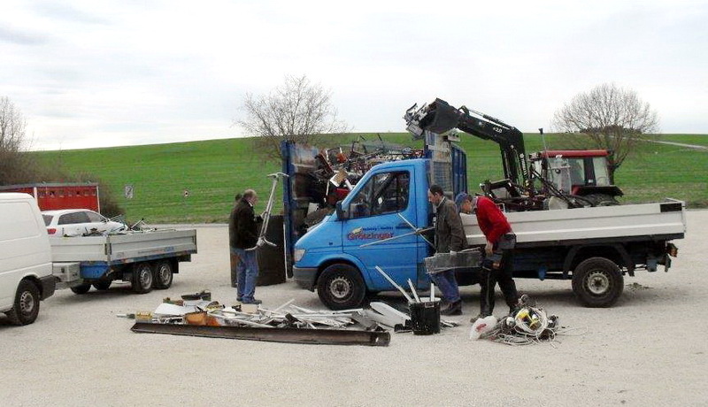 Erfolgreiche Frühjahrsschrottsammlung