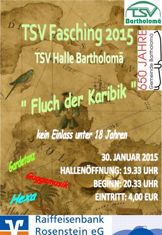 Fasching in der TSV-Halle