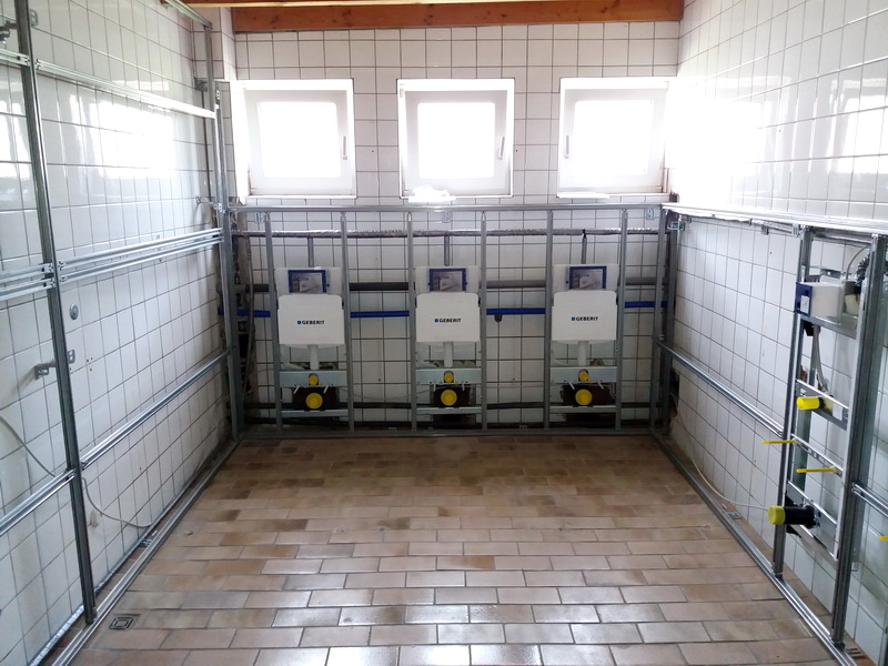 Baustellenbericht Hallenumbau