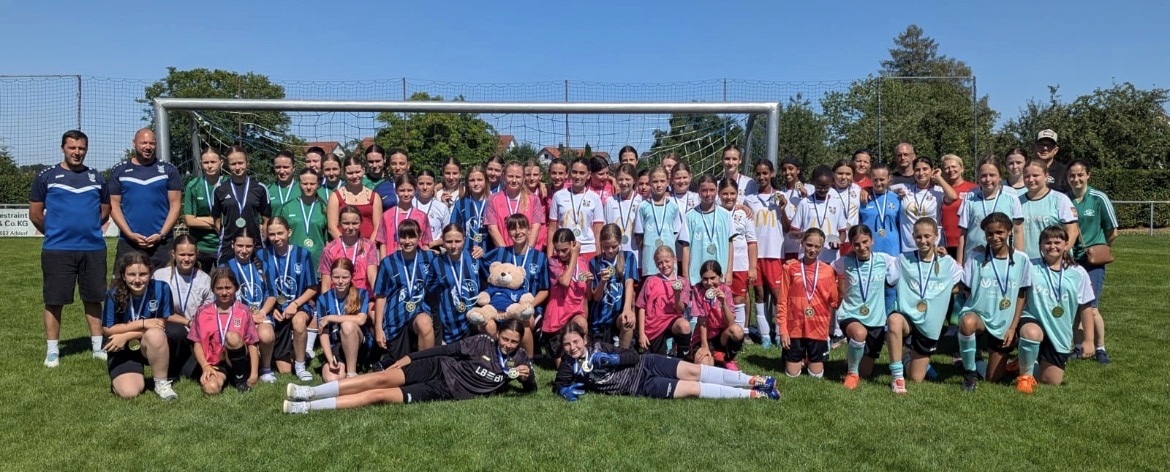 Mädchenfußballturnier beim Gartenfest des TV Lindach