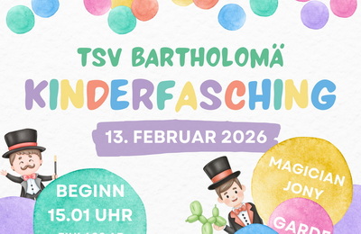 Kinderfasching in der TSV-Halle