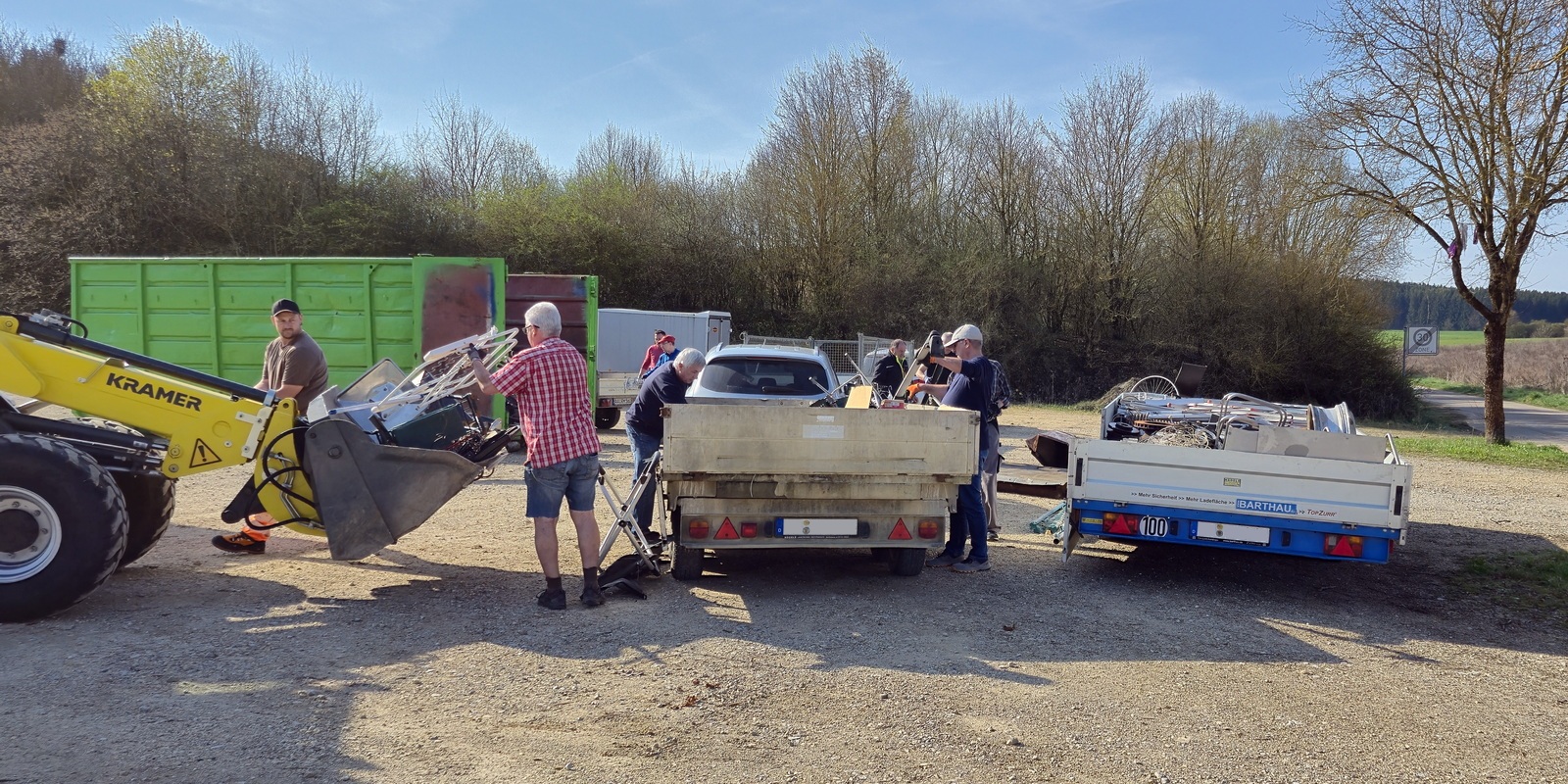 Erfolgreiche TSV-Schrottspendenaktion