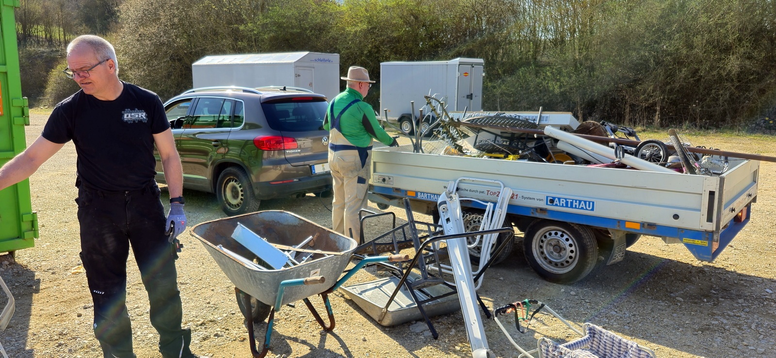 Erfolgreiche TSV-Schrottspendenaktion