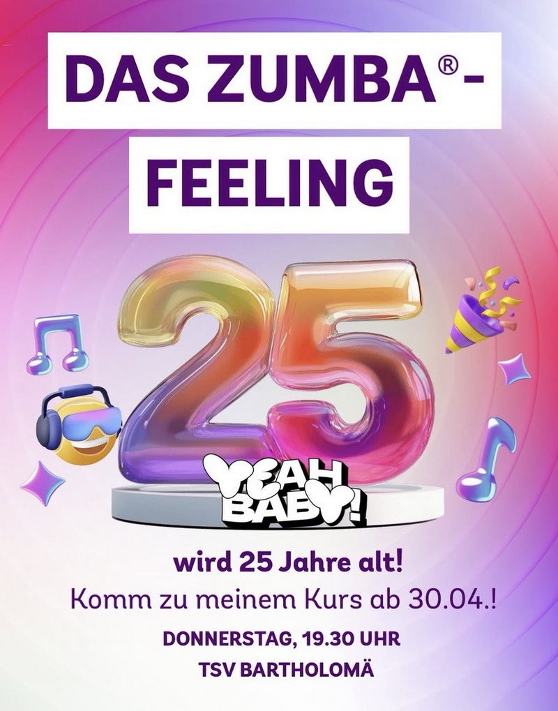 Neuer ZUMBA®-Kurs